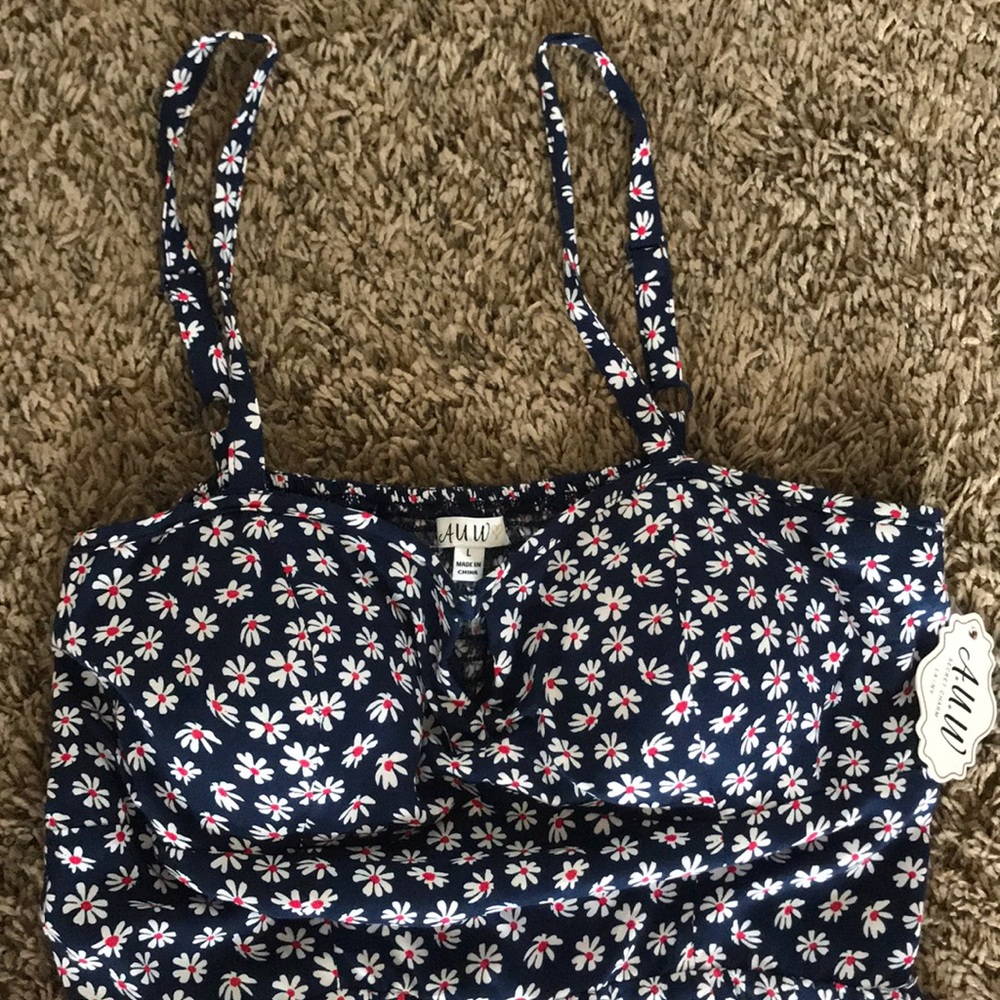 Floral short dress